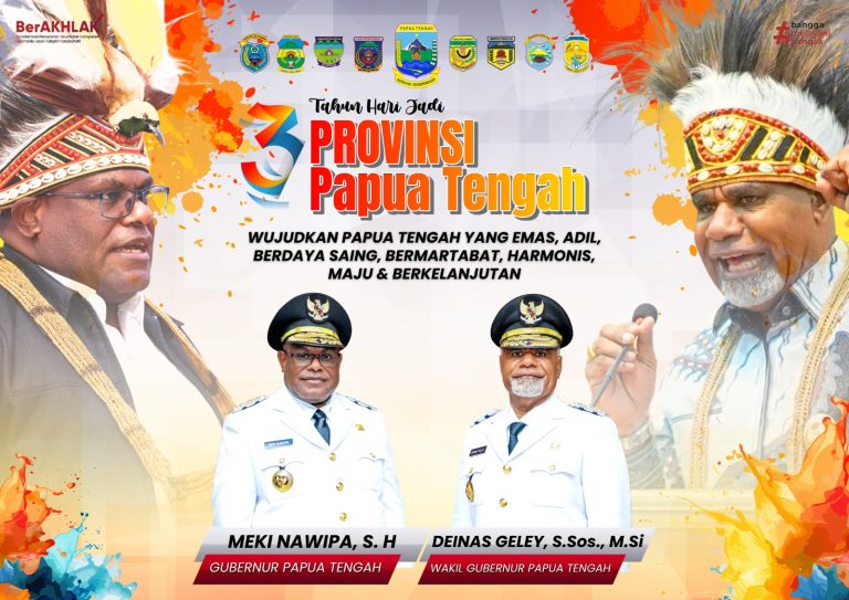 hut-ke-3-provinsi-papua-tengah